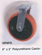 MP8PS 8 inch by 2 inch Polyurethane Caster